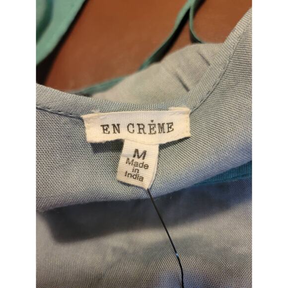 En Crème Multicolor Striped Long Sleeve Blouse Size Medium new with flaws - Picture 4 of 13